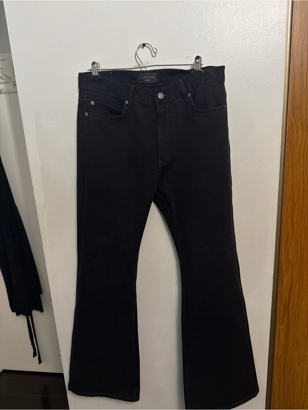 Balenciaga Men’s Black Bootcut Jeans